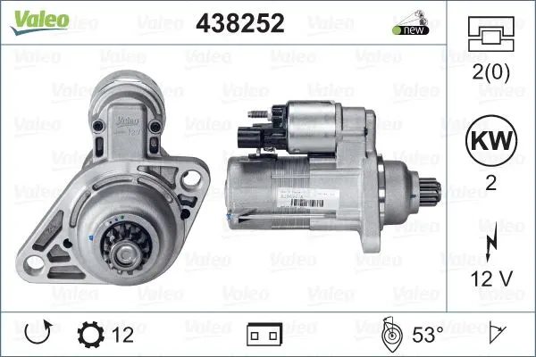 MARŞ MOTORU VALEO 438252