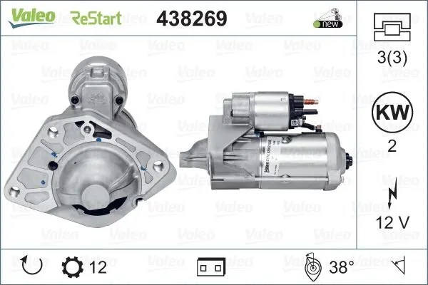 MARŞ MOTORU VALEO 438269