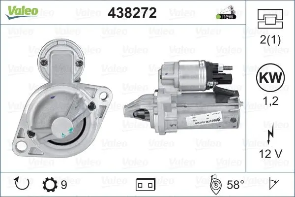 MARŞ MOTORU VALEO 438272