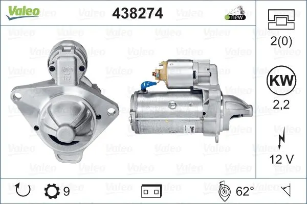MARŞ MOTORU VALEO 438274