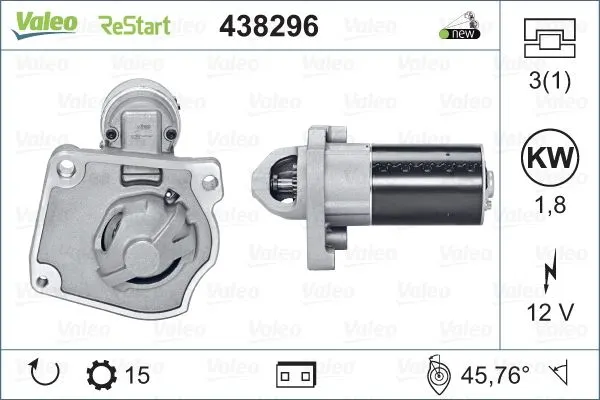 MARŞ MOTORU VALEO 438296