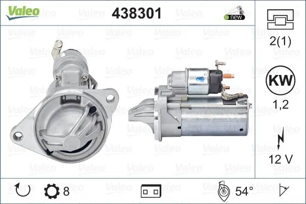 MARŞ MOTORU VALEO 438301