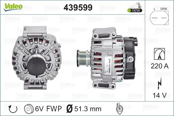 MARŞ MOTORU VALEO 439599