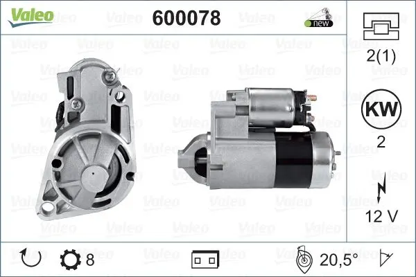 MARŞ MOTORU VALEO 600078