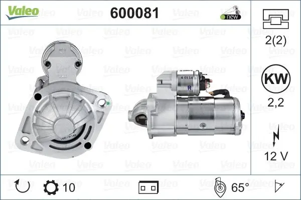 MARŞ MOTORU VALEO 600081