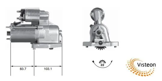 MARŞ MOTORU VISTEON 20-100-01032