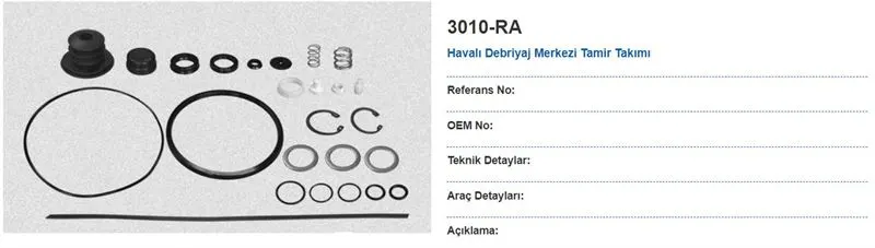 MAY FREN - Ağır Vasıta DEBRİYAJ MERKEZİ VE PARÇALARI MAY 3010-RA