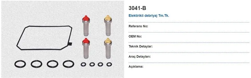 MAY FREN - Ağır Vasıta DEBRİYAJ MERKEZİ VE PARÇALARI MAY 3041-B
