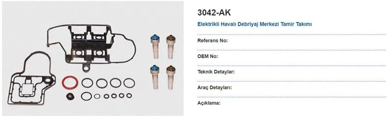 MAY FREN - Ağır Vasıta DEBRİYAJ MERKEZİ VE PARÇALARI MAY 3042-AK