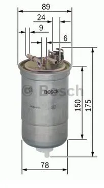MAZOT FİLTRESİ BOSCH 0450906267