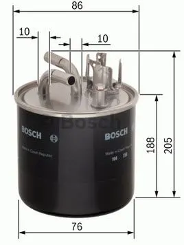 MAZOT FİLTRESİ BOSCH 0450906459