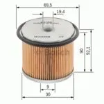 MAZOT FİLTRESİ BOSCH 1457429656