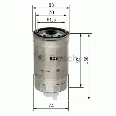 MAZOT FİLTRESİ BOSCH 1457434106
