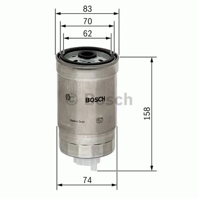 MAZOT FİLTRESİ BOSCH 1457434329