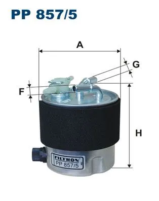 MAZOT FİLTRESİ FILTRON PP 857/5
