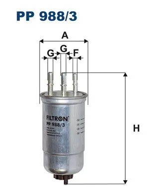 MAZOT FİLTRESİ FILTRON PP 988/3