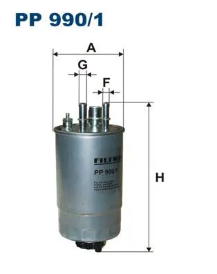 MAZOT FİLTRESİ FILTRON PP 990/1