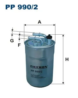 MAZOT FİLTRESİ FILTRON PP 990/2