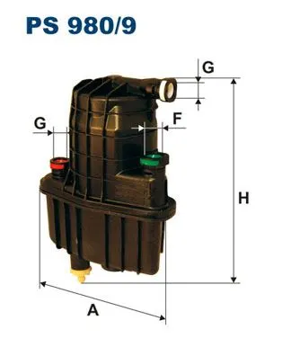 MAZOT FİLTRESİ FILTRON PS980/9