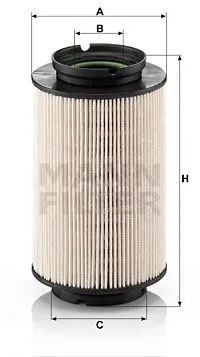 MAZOT FİLTRESİ MANN PU936/2X