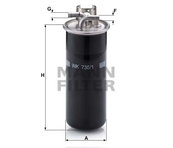MAZOT FİLTRESİ MANN WK735/1
