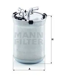 MAZOT FİLTRESİ MANN WK823/2