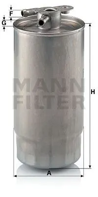 MAZOT FİLTRESİ MANN WK841/1