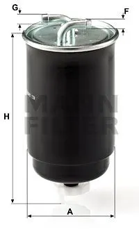 MAZOT FİLTRESİ MANN WK842/3
