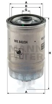 MAZOT FİLTRESİ MANN WK842/4