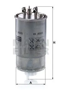 MAZOT FİLTRESİ MANN WK853/23
