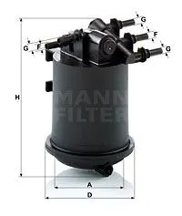 MAZOT FİLTRESİ MANN WK939/1
