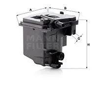 MAZOT FİLTRESİ MANN WK939/2Z