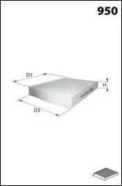 MECA FILTER POLEN FİLTRESİ MECA ELR7075