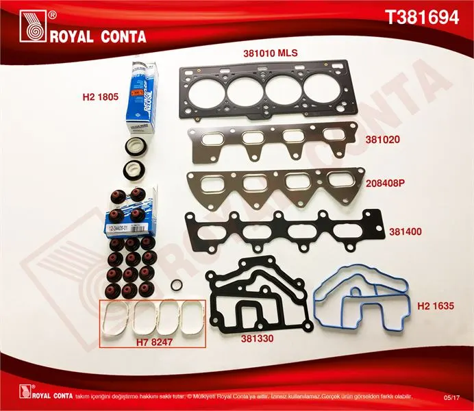 MOTOR TAKIM CONTA ROYAL T381694