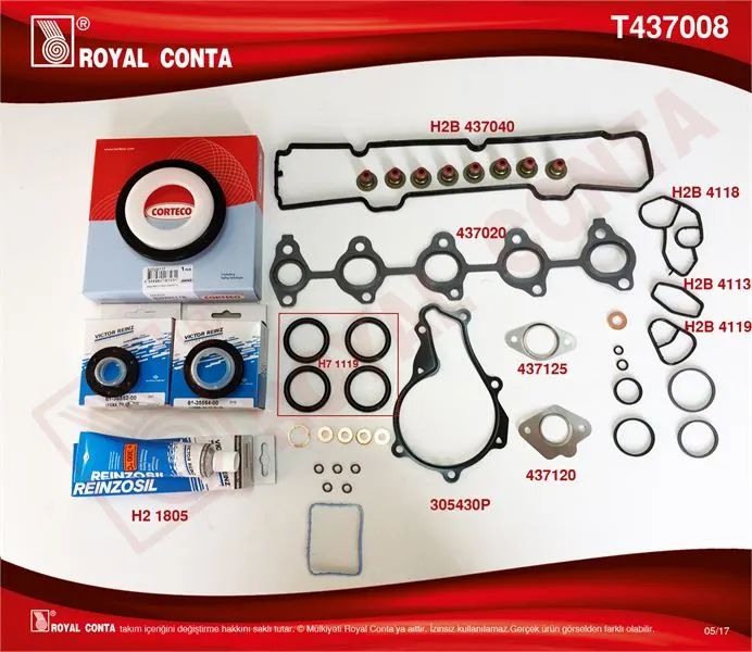 MOTOR TAKIM CONTA ROYAL T437008