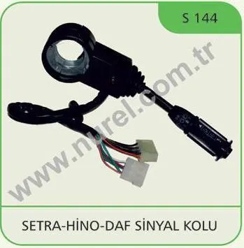 NUREL - Ağır Vasıta FAR SİNYAL SİLECEK KORNA KOLU VE PARÇALARI NUREL S 144