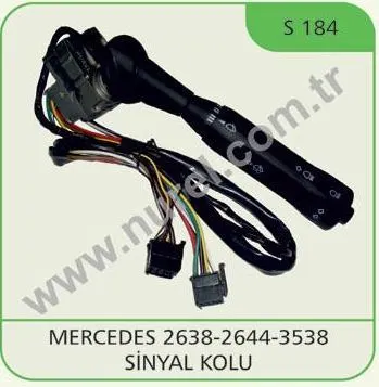 NUREL - Ağır Vasıta FAR SİNYAL SİLECEK KORNA KOLU VE PARÇALARI NUREL S 184