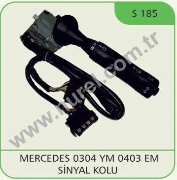 NUREL - Ağır Vasıta FAR SİNYAL SİLECEK KORNA KOLU VE PARÇALARI NUREL S 185