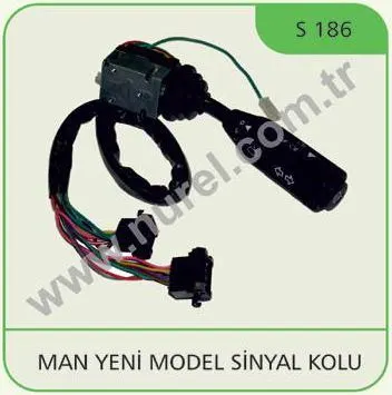NUREL - Ağır Vasıta FAR SİNYAL SİLECEK KORNA KOLU VE PARÇALARI NUREL S 186
