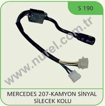 NUREL - Ağır Vasıta FAR SİNYAL SİLECEK KORNA KOLU VE PARÇALARI NUREL S 190