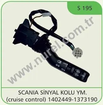 NUREL - Ağır Vasıta FAR SİNYAL SİLECEK KORNA KOLU VE PARÇALARI NUREL S 195