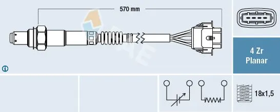 OKSİJEN SENSÖRÜ FAE 77154