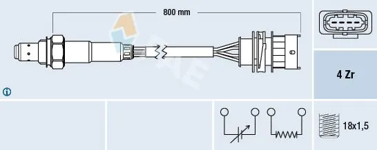 OKSİJEN SENSÖRÜ FAE 77157