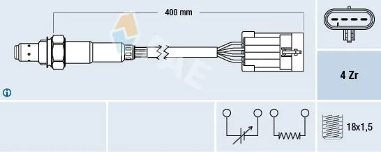 OKSİJEN SENSÖRÜ FAE 77158