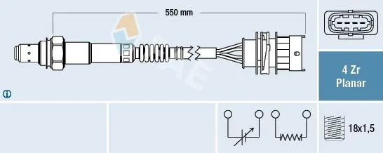 OKSİJEN SENSÖRÜ FAE 77526
