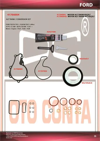 OTO CONTA MOTOR TAKIM CONTA OC 41706004