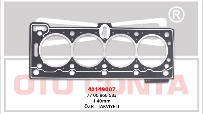 OTO CONTA SİLİNDİR KAPAK CONTASI OC 40149007
