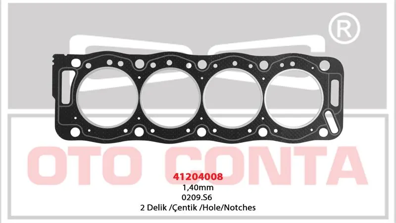 OTO CONTA SİLİNDİR KAPAK CONTASI OC 41204008