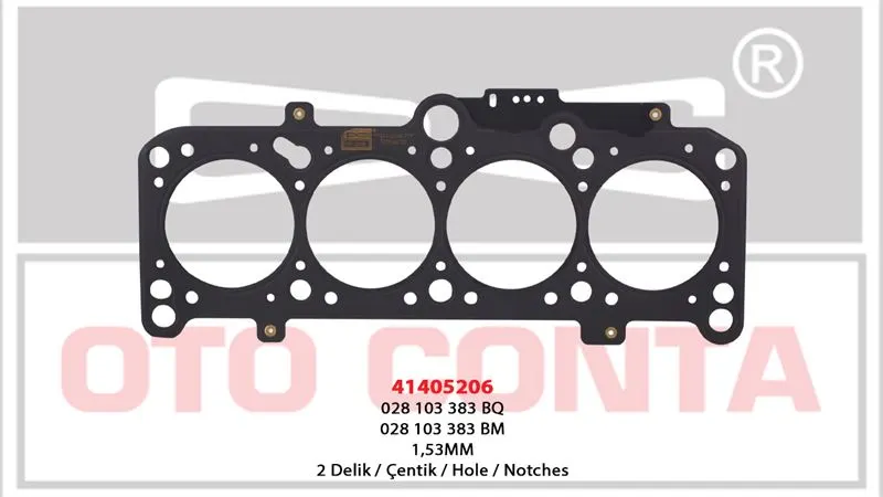 OTO CONTA SİLİNDİR KAPAK CONTASI OC 41405206