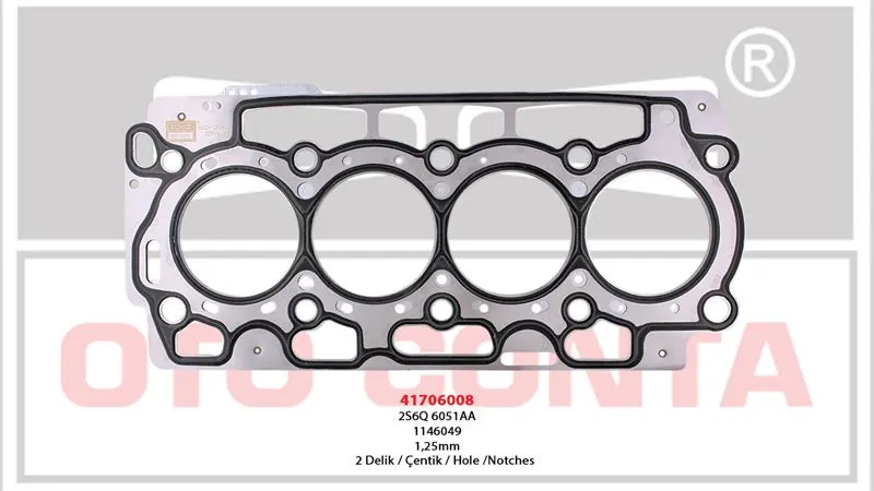 OTO CONTA SİLİNDİR KAPAK CONTASI OC 41706008